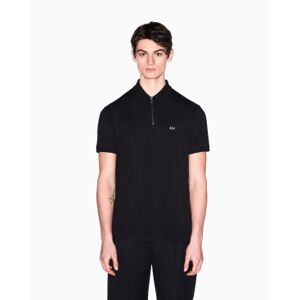 Giorgio Armani A X Armani Exchange für Herren. XM002372AF21936UC001 Polo-Stoff schwarz (XS), Lässig, Viskose, Kurzarm Giorgio Armani A X Armani Exchange für Herren. XM002372AF21936UC001 Polo-Stoff schwarz (XS), Lässig, Viskose, Kurzarm