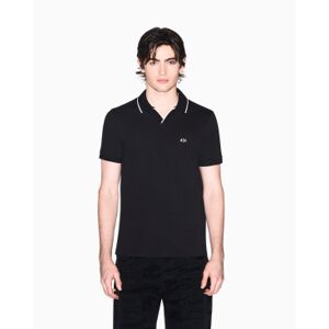 Giorgio Armani A X Armani Exchange für Herren. XM002401AF10366UC001 Polo Breathable schwarz (M), Lässig, Baumwolle, Kurzarm Giorgio Armani A X Armani Exchange für Herren. XM002401AF10366UC001 Polo Breathable schwarz (M), Lässig, Baumwolle, Kurzarm