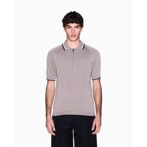 Giorgio Armani A X Armani Exchange für Herren. XM001977AF20139U6107 Polo-Strick Driftwood grau (M), Lässig, Baumwolle, Kurzarm Giorgio Armani A X Armani Exchange für Herren. XM001977AF20139U6107 Polo-Strick Driftwood grau (M), Lässig, Baumwolle, Kurzarm