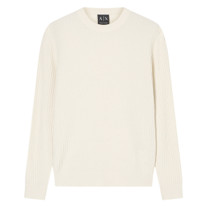 Giorgio Armani A X Armani Exchange für Herren. XM002161AF20139U1074 Pullover mit Rundhalsausschnitt beige (XS), Lässig, Baumwolle, Langarm Giorgio Armani A X Armani Exchange für Herren. XM002161AF20139U1074 Pullover mit Rundhalsausschnitt beige (XS), Lässig, Baumwolle, Langarm