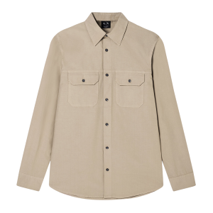 Giorgio Armani A X Armani Exchange für Herren. XM002191AF21226U6107 Hemd Regular Fit beige (XS), Lässig, Baumwolle, Kurzarm Giorgio Armani A X Armani Exchange für Herren. XM002191AF21226U6107 Hemd Regular Fit beige (XS), Lässig, Baumwolle, Kurzarm