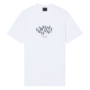 Giorgio Armani A X Armani Exchange für Herren. XM002782AF10356U0009 Weißes Logo-T-Shirt (L), Lässig, Baumwolle, Kurzarm Giorgio Armani A X Armani Exchange für Herren. XM002782AF10356U0009 Weißes Logo-T-Shirt (L), Lässig, Baumwolle, Kurzarm