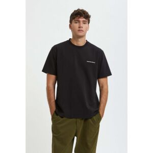 Baracuta für Herren. BRTEE0024UT2968 T-Shirt Britain Rainwear schwarz (L), Lässig, Baumwolle, Kurzarm Baracuta für Herren. BRTEE0024UT2968 T-Shirt Britain Rainwear schwarz (L), Lässig, Baumwolle, Kurzarm