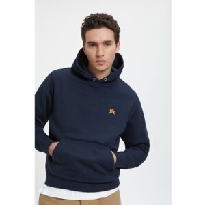 Baracuta für Herren. BRFEL0046UT2768 Sweatshirt mit Kapuze und Polar-Logo in Marineblau (L), Lässig, Baumwolle Baracuta für Herren. BRFEL0046UT2768 Sweatshirt mit Kapuze und Polar-Logo in Marineblau (L), Lässig, Baumwolle