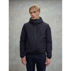 Blauer für Herren. 25WBLUC11083 Jacke mit schwarzem Eco-Lederfutter (M), Lässig, Polyester Blauer für Herren. 25WBLUC11083 Jacke mit schwarzem Eco-Lederfutter (M), Lässig, Polyester