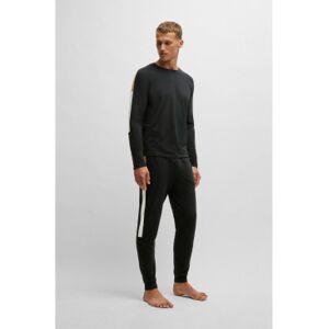 Boss für Herren. 50535718 Trainingsanzug Balance Lang schwarz (M), Lässig, Baumwolle, Langarm Boss für Herren. 50535718 Trainingsanzug Balance Lang schwarz (M), Lässig, Baumwolle, Langarm