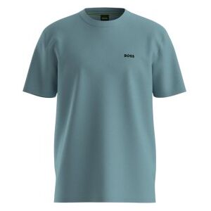 Boss für Herren. 50506373 T-Shirt mit Logo-Detail (XL), Blau, Lässig, Baumwolle, Kurzarm Boss für Herren. 50506373 T-Shirt mit Logo-Detail (XL), Blau, Lässig, Baumwolle, Kurzarm