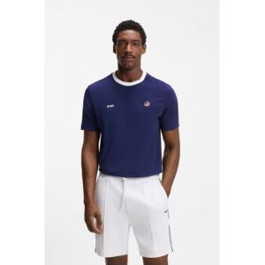 Boss für Herren. 50562134 Lux T-shirt blau (XXL), Lässig, Baumwolle, Kurzarm Boss für Herren. 50562134 Lux T-shirt blau (XXL), Lässig, Baumwolle, Kurzarm