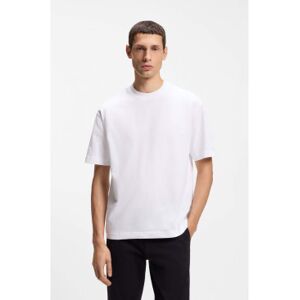 Boss für Herren. 50479928 T-Shirt in Übergröße, weiß (L), Lässig, Baumwolle, Kurzarm Boss für Herren. 50479928 T-Shirt in Übergröße, weiß (L), Lässig, Baumwolle, Kurzarm