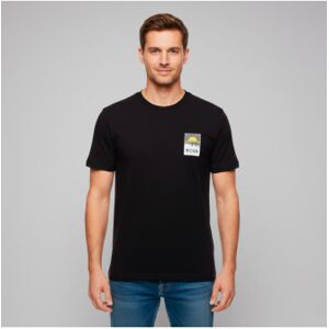 Boss für Herren. 50556023 Einfarbiges T-shirt schwarz (M), Lässig, Baumwolle, Kurzarm Boss für Herren. 50556023 Einfarbiges T-shirt schwarz (M), Lässig, Baumwolle, Kurzarm