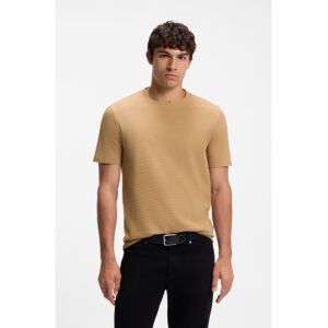 Boss für Herren. 50452680 Tiburt T-shirt 240 beige (S), Lässig, Baumwolle, Kurzarm Boss für Herren. 50452680 Tiburt T-shirt 240 beige (S), Lässig, Baumwolle, Kurzarm