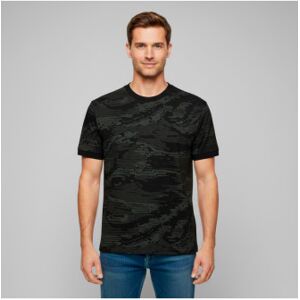 Boss für Herren. 50553159 T-shirt wildnature schwarz grünlich (M), Lässig, Baumwolle, Kurzarm Boss für Herren. 50553159 T-shirt wildnature schwarz grünlich (M), Lässig, Baumwolle, Kurzarm