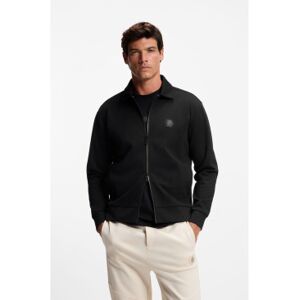 Boss für Herren. 50543881 Jacke FZ Shirt Future schwarz (L), Lässig, Polyester Boss für Herren. 50543881 Jacke FZ Shirt Future schwarz (L), Lässig, Polyester