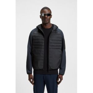 Boss für Herren. 50541032 Urbanex Hybrid Jacke navy (L), Lässig, Recyceltes Polyester, Marine Boss für Herren. 50541032 Urbanex Hybrid Jacke navy (L), Lässig, Recyceltes Polyester, Marine