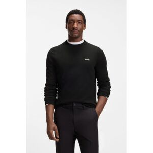 Boss für Herren. 50556145 Ever-Pullover schwarz (L), Lässig, Baumwolle Boss für Herren. 50556145 Ever-Pullover schwarz (L), Lässig, Baumwolle