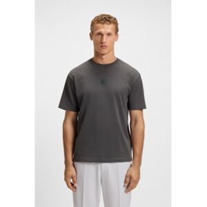 Boss für Herren. 50544316 Graues Double B-T-Shirt (L), Lässig, Baumwolle, Kurzarm Boss für Herren. 50544316 Graues Double B-T-Shirt (L), Lässig, Baumwolle, Kurzarm