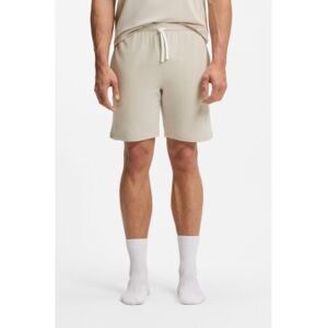 Boss für Herren. 50515314 Beigefarbene Baumwoll-Stretch-Shorts mit gesticktem Logo (M), Lässig, Baumwolle Boss für Herren. 50515314 Beigefarbene Baumwoll-Stretch-Shorts mit gesticktem Logo (M), Lässig, Baumwolle
