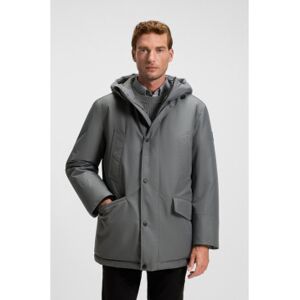 Boss für Herren. 50547078 Osis Jacke grau (54), Lässig, Polyester Boss für Herren. 50547078 Osis Jacke grau (54), Lässig, Polyester
