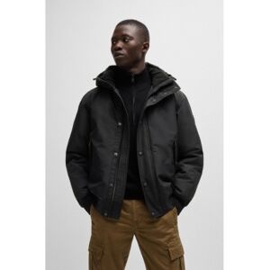 Boss für Herren. 50522216 Gesteppte Daunenjacke schwarz (46), Lässig, Polyester Boss für Herren. 50522216 Gesteppte Daunenjacke schwarz (46), Lässig, Polyester