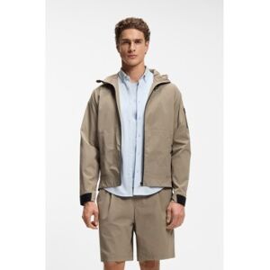 Boss für Herren. 50554165 Wasserabweisende Jacke mit beiger Mikrostruktur (XL), Lässig, Polyamid, Draußen Boss für Herren. 50554165 Wasserabweisende Jacke mit beiger Mikrostruktur (XL), Lässig, Polyamid, Draußen