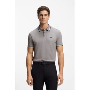 Boss für Herren. 50469055 Poloshirt Paddy grau (S), Lässig, Baumwolle, Kurzarm Boss für Herren. 50469055 Poloshirt Paddy grau (S), Lässig, Baumwolle, Kurzarm