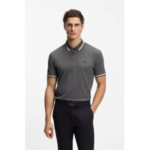 Boss für Herren. 50469055 Poloshirt Paddy grau (S), Lässig, Baumwolle, Kurzarm Boss für Herren. 50469055 Poloshirt Paddy grau (S), Lässig, Baumwolle, Kurzarm