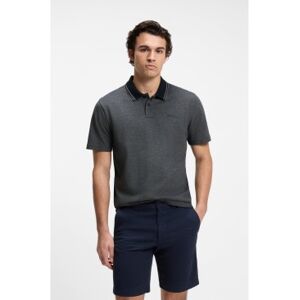 Boss für Herren. 50507814 Piqué-Poloshirt Baumwolle Logo-Print navy (M), Lässig, Kurzarm, Marine Boss für Herren. 50507814 Piqué-Poloshirt Baumwolle Logo-Print navy (M), Lässig, Kurzarm, Marine