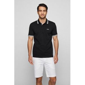 Boss für Herren. 50469055 Paddy Poloshirt schwarz (M), Lässig, Baumwolle, Kurzarm Boss für Herren. 50469055 Paddy Poloshirt schwarz (M), Lässig, Baumwolle, Kurzarm