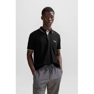 Boss für Herren. 50469102 Paddy Pro Poloshirt schwarz (S), Lässig, Baumwolle, Kurzarm Boss für Herren. 50469102 Paddy Pro Poloshirt schwarz (S), Lässig, Baumwolle, Kurzarm