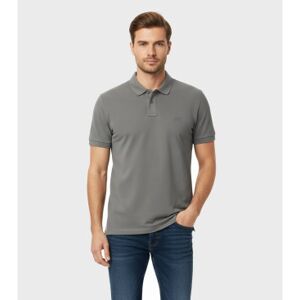 Boss für Herren. 50507803 Polo Beifahrer grau (XL), Lässig, Baumwolle, Kurzarm Boss für Herren. 50507803 Polo Beifahrer grau (XL), Lässig, Baumwolle, Kurzarm