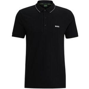 Boss für Herren. 50506195 Polo Paule4 schwarz (XXL), Lässig, Baumwolle, Kurzarm Boss für Herren. 50506195 Polo Paule4 schwarz (XXL), Lässig, Baumwolle, Kurzarm