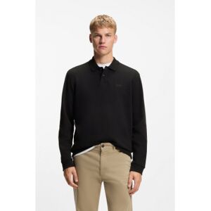 Boss für Herren. 50520710 Petempesto Poloshirt schwarz (M), Lässig, Baumwolle, Langarm Boss für Herren. 50520710 Petempesto Poloshirt schwarz (M), Lässig, Baumwolle, Langarm