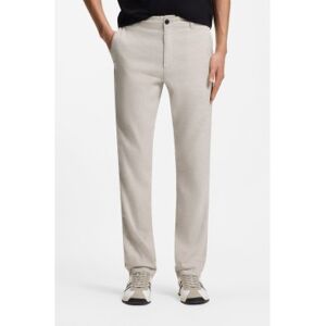 Boss für Herren. 50559595 Leinenhosen Logo beige (34/34), Lässig Boss für Herren. 50559595 Leinenhosen Logo beige (34/34), Lässig