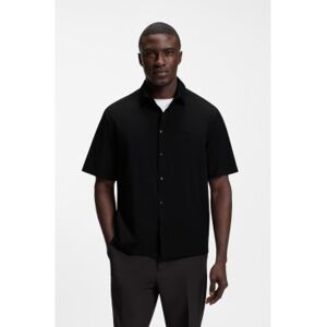Boss für Herren. 50559576 Mitglied Shirt schwarz (S), Lässig, Baumwolle, Kurzarm Boss für Herren. 50559576 Mitglied Shirt schwarz (S), Lässig, Baumwolle, Kurzarm
