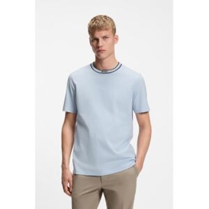 Boss für Herren. 50554862 Rundhals-T-Shirt hellblau (S), Lässig, Baumwolle, Kurzarm Boss für Herren. 50554862 Rundhals-T-Shirt hellblau (S), Lässig, Baumwolle, Kurzarm