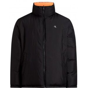 Calvin Klein Jeans für Herren. J30J324438 Wendbare Daunenjacke 90'S schwarz. Orange (XL), Lässig, Recyceltes Polyester Calvin Klein Jeans für Herren. J30J324438 Wendbare Daunenjacke 90'S schwarz. Orange (XL), Lässig, Recyceltes Polyester