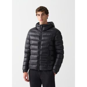 Colmar für Herren. 1271 Glänzende schwarze Kapuzenjacke mit schwarzer Kapuze (48), Lässig, Recyceltes Polyester, Nachhaltig Colmar für Herren. 1271 Glänzende schwarze Kapuzenjacke mit schwarzer Kapuze (48), Lässig, Recyceltes Polyester, Nachhaltig