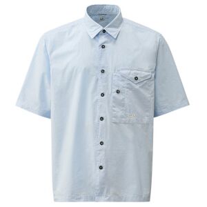 C.P. Company für Herren. 18CMSH249A005328G Blaues Taschenhemd (M), Lässig, Baumwolle, Kurzarm C.P. Company für Herren. 18CMSH249A005328G Blaues Taschenhemd (M), Lässig, Baumwolle, Kurzarm