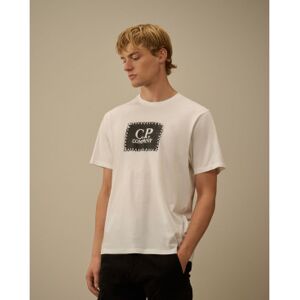 C.P. Company für Herren. RCCMTS723A005100W T-Shirt 30/1 off-white (XXL), Weiß, Lässig, Baumwolle, Kurzarm C.P. Company für Herren. RCCMTS723A005100W T-Shirt 30/1 off-white (XXL), Weiß, Lässig, Baumwolle, Kurzarm