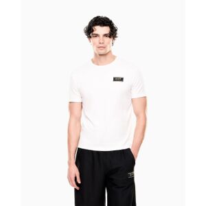 EA7 für Herren. 7M001331_AF13739 Weißes T-Shirt mit Rundhalsausschnitt (S), Lässig, Baumwolle, Kurzarm EA7 für Herren. 7M001331_AF13739 Weißes T-Shirt mit Rundhalsausschnitt (S), Lässig, Baumwolle, Kurzarm