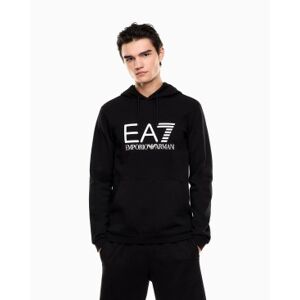 EA7 für Herren. 7M001413_AF22266 Core Identity Sweatshirt schwarz (L), Lässig, Sportlich, Baumwolle, Sportbekleidung, Multisport, Kurzarm EA7 für Herren. 7M001413_AF22266 Core Identity Sweatshirt schwarz (L), Lässig, Sportlich, Baumwolle, Sportbekleidung, Multisport, Kurzarm