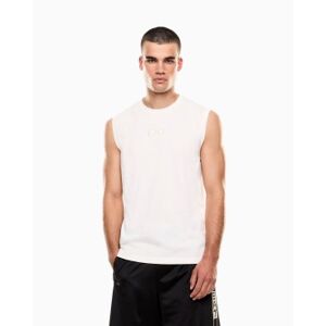 EA7 für Herren. 7M001405_AF22264 Graphic Series T-Shirt weiß (3XL), Lässig, Baumwolle, Ärmellos / Hosenträger EA7 für Herren. 7M001405_AF22264 Graphic Series T-Shirt weiß (3XL), Lässig, Baumwolle, Ärmellos / Hosenträger