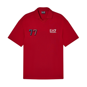 EA7 für Herren. 7M001416_AF13537 Polo Grafik rot (XS), Lässig, Sportlich, Multisport, Polyester, Kurzarm EA7 für Herren. 7M001416_AF13537 Polo Grafik rot (XS), Lässig, Sportlich, Multisport, Polyester, Kurzarm