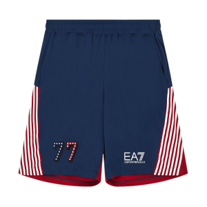 EA7 für Herren. 7M001418_AF13537 Grafische marineblaue Shorts (L), Sportlich, Multisport, Polyester EA7 für Herren. 7M001418_AF13537 Grafische marineblaue Shorts (L), Sportlich, Multisport, Polyester