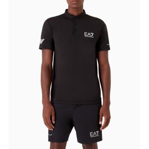 EA7 für Herren. 8NPT21_PJEMZ Polo Ventus7 M Serafino schwarz (XXL), Sportlich, Tennis/Padel, Polyamid, Kurzarm EA7 für Herren. 8NPT21_PJEMZ Polo Ventus7 M Serafino schwarz (XXL), Sportlich, Tennis/Padel, Polyamid, Kurzarm