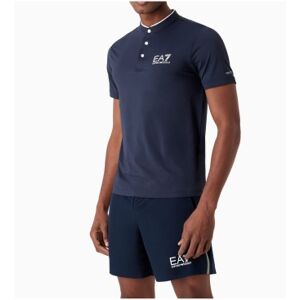 EA7 Poloshirt - Ventus7 M Serafino - Marine - Sport EA7 Poloshirt - Ventus7 M Serafino - Marine - Sport