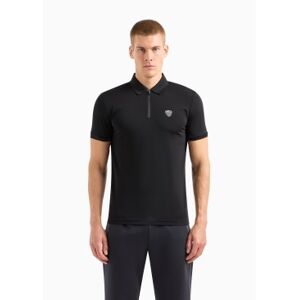 EA7 für Herren. 8NPF13_PJRGZ Premium-Poloshirt schwarz (XS), Lässig, Polyamid, Kurzarm EA7 für Herren. 8NPF13_PJRGZ Premium-Poloshirt schwarz (XS), Lässig, Polyamid, Kurzarm