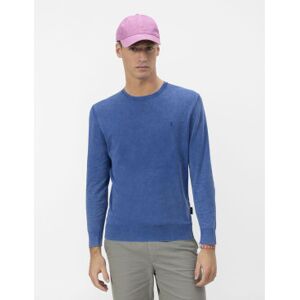 elPulpo für Herren. 11040126440 Basic Extrafine Pullover blau (L), Lässig, Baumwolle elPulpo für Herren. 11040126440 Basic Extrafine Pullover blau (L), Lässig, Baumwolle