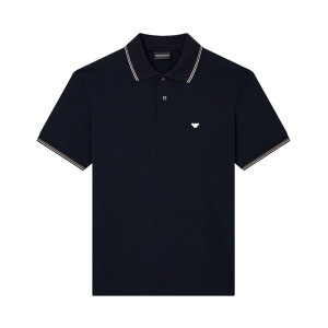 Giorgio Armani Emporio Armani für Herren. EM004607_AF23090 Poloshirt aus Baumwolle, marineblau (M), Lässig, Kurzarm Giorgio Armani Emporio Armani für Herren. EM004607_AF23090 Poloshirt aus Baumwolle, marineblau (M), Lässig, Kurzarm