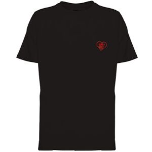 Family First für Herren. TS2402 Herz-T-Shirt schwarz (XXL), Lässig, Kurzarm Family First für Herren. TS2402 Herz-T-Shirt schwarz (XXL), Lässig, Kurzarm